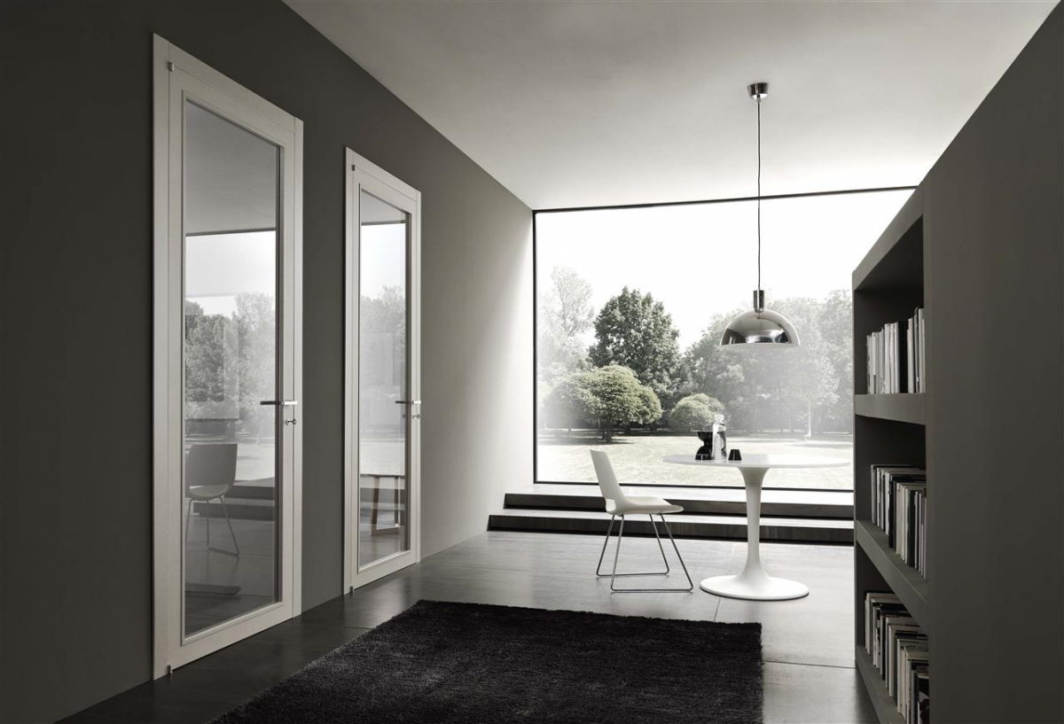 Face Lino + sklo Transparent Neutro (Door2000)
