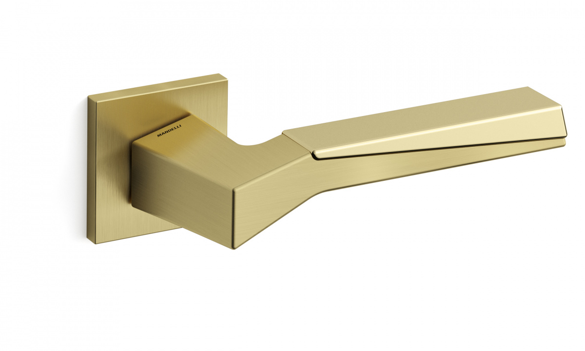 CUBIC Satin Brass/Polished Brass