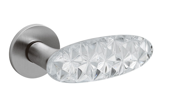 CRYSTAL DIAMOND Satin Chrome/Transparent