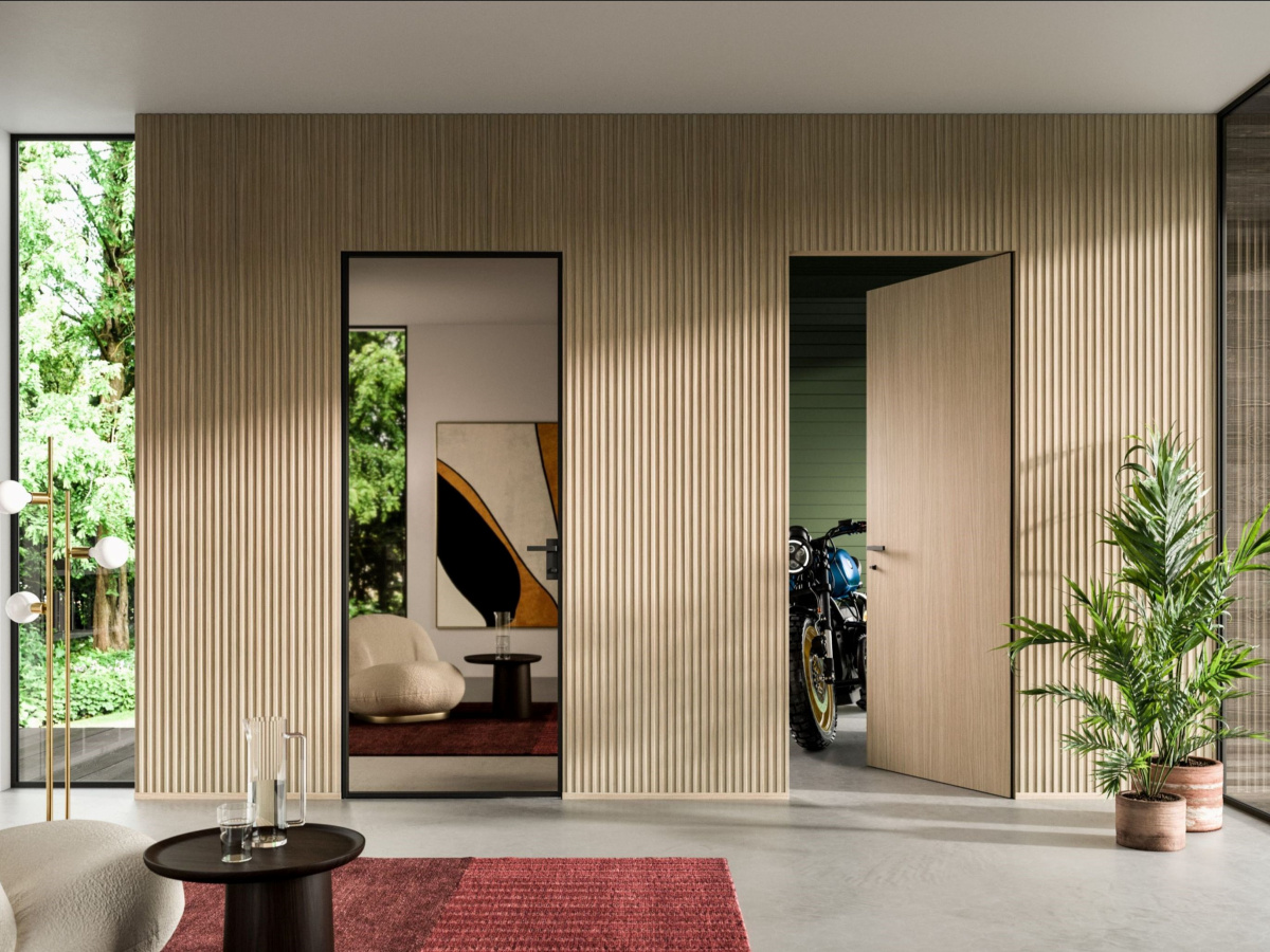 Progeto Doghe boiserie Oak