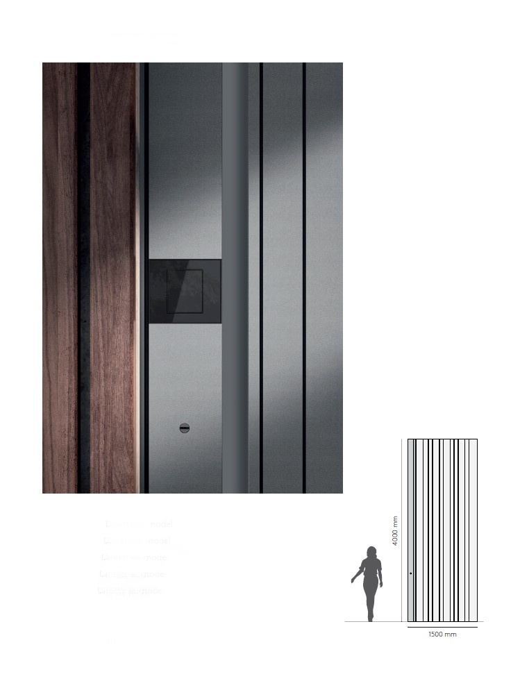 Skydoors Grey Sable Dark Bronze Inserts (Oikos)